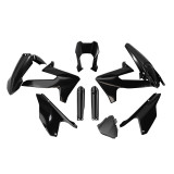 Kit plastique Racetech 7 pièces - noir | Oxmoto