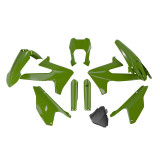 Kit plastique Racetech 7 pièces - vert | Oxmoto