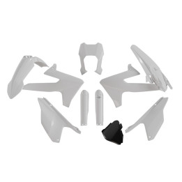 Kit plastique Racetech 7 pièces - blanc | Oxmoto