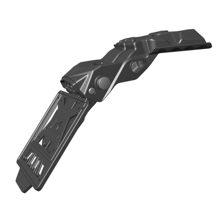 Support de plaque d'immatriculation avec feu arrière Racetech T7 Revolution