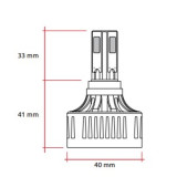 Kit LED ampoules pour phare origine Racetech Replacement 12V 32W - x1