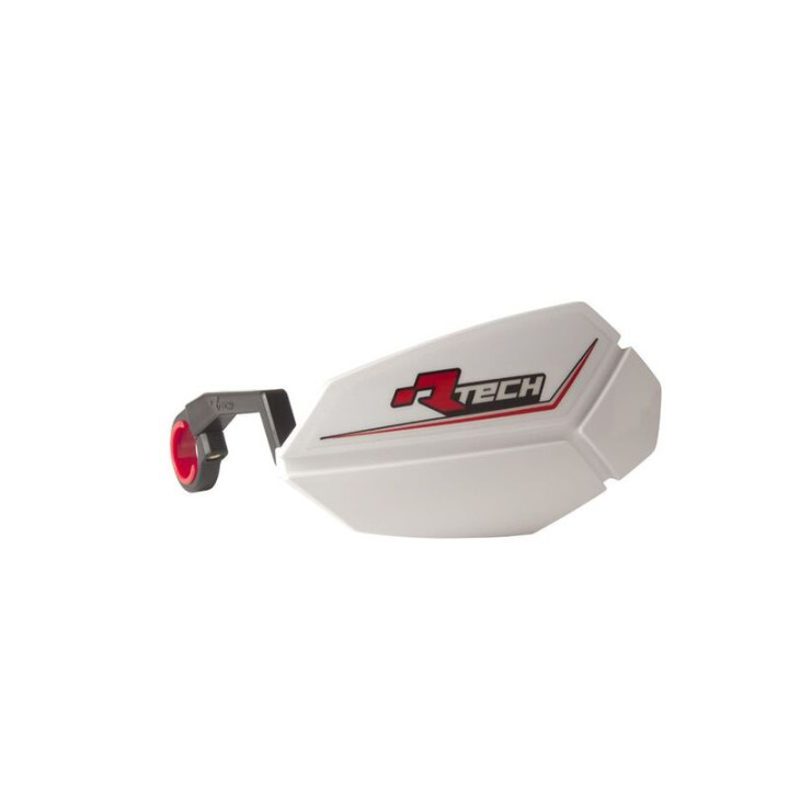 Protège-mains Racetech R20 - blanc E-Bike | Oxmoto
