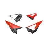 Kit plaques latérales Racetech Revolution - rouge | Oxmoto