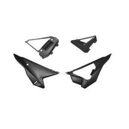 Kit plaques latérales Racetech Revolution - noir | Oxmoto