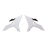 Ouïes de radiateur Racetech Revolution blanc Yamaha YZ125/250