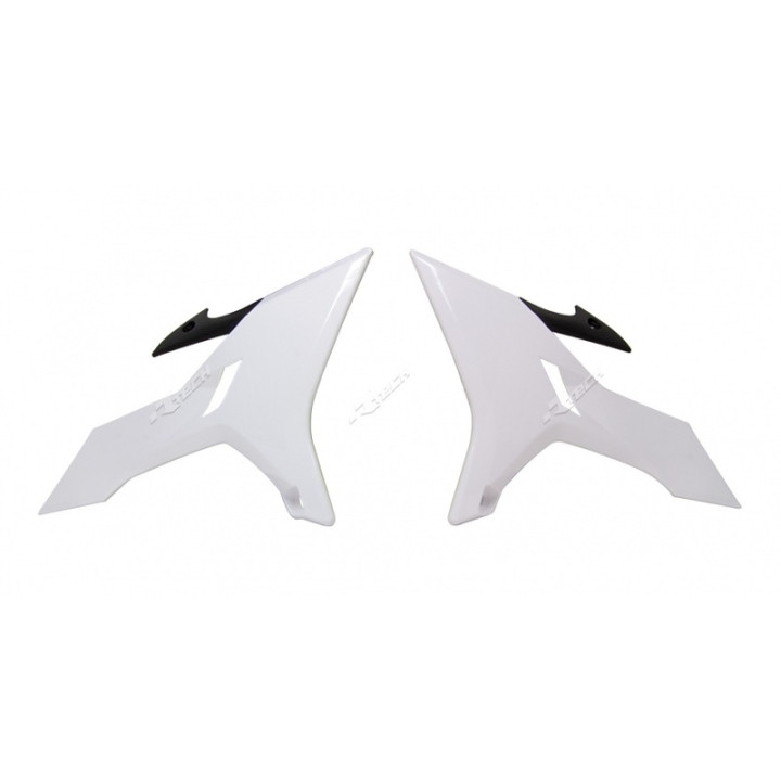 Ouïes de radiateur Racetech Revolution blanc Yamaha YZ125/250