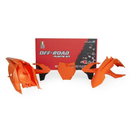 Kit plastique Racetech - couleur origine 4 pièces R-KITKTM-AR0-500