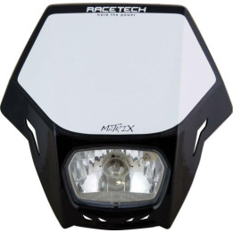 Plaque-phare Matrix noir | Oxmoto