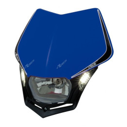 Plaque phare + phare Racetech V-Face LED R-MASKBLNR009
