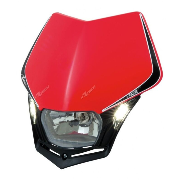 Plaque phare + phare Racetech V-Face LED R-MASKRSNR009