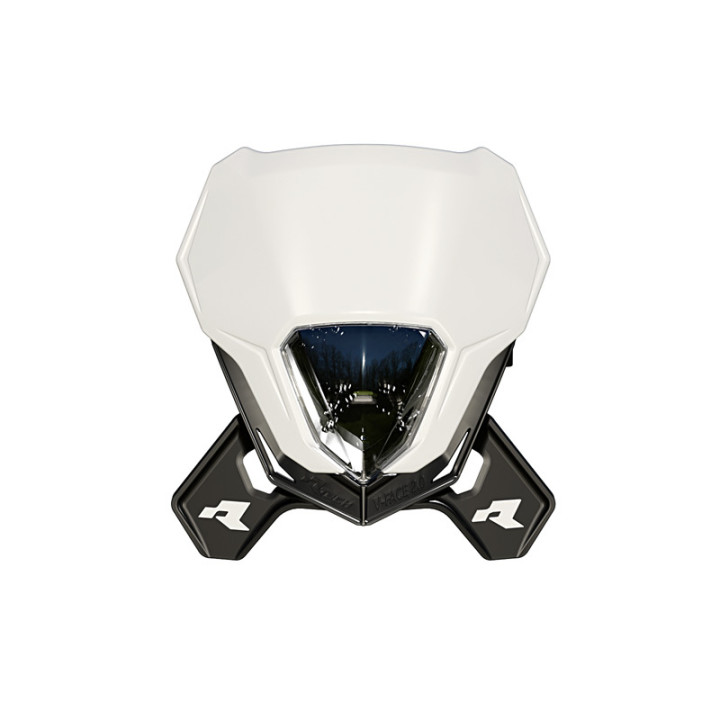 Plaque phare Racetech V-FACE 2.0 LED R-MASKBNNR025 | Oxmoto