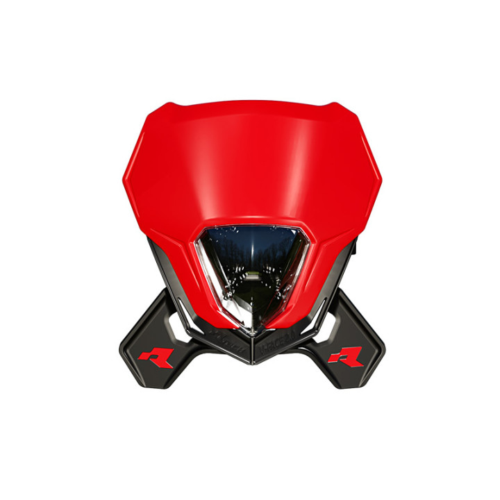 Plaque phare Racetech V-FACE 2.0 LED R-MASKRSNR025 | Oxmoto