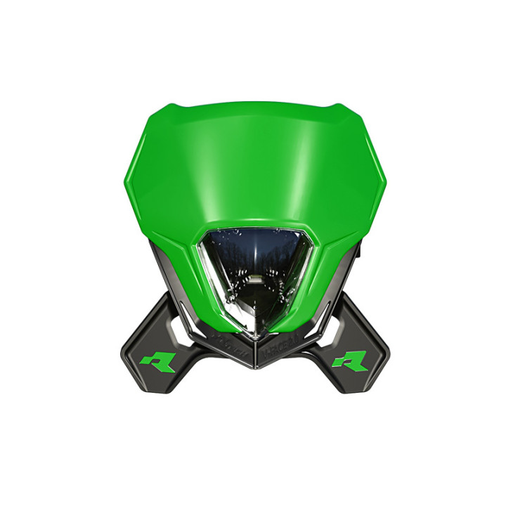 Plaque phare Racetech V-FACE 2.0 LED R-MASKVENR025 | Oxmoto