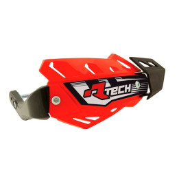 Protège-mains Racetech FLX Quad rouge | Oxmoto