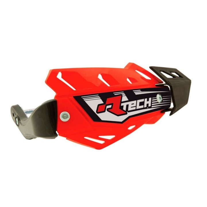 Protège-mains Racetech FLX Quad rouge | Oxmoto