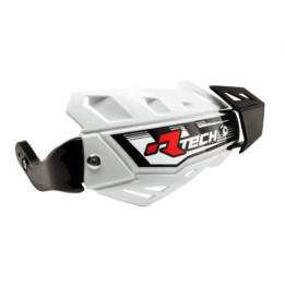 Protège-mains Racetech FLX Quad blanc | Oxmoto