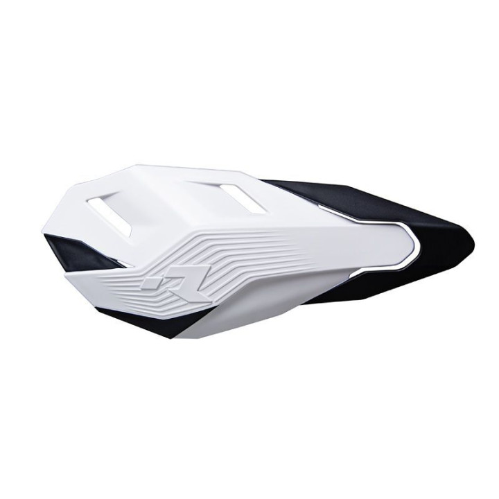 Protèges-mains Racetech HP3 Cross/Enduro blanc/noir | Oxmoto