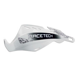 Protège-mains Racetech Gladiator blanc | Oxmoto