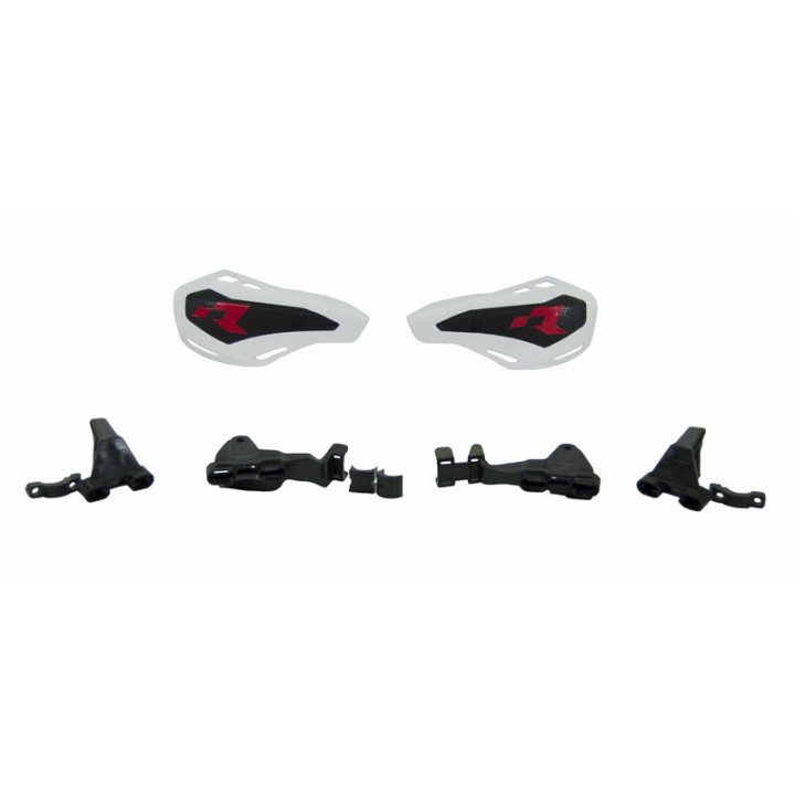 Protèges-mains Racetech HP1 blanc | Oxmoto