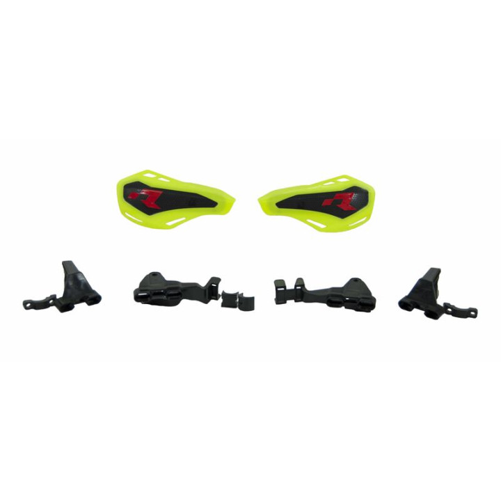 Protèges-mains Racetech HP1 jaune fluo | Oxmoto
