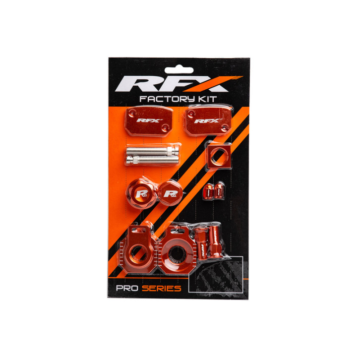 Kit d'habillage anodisé RFX Factory - orange FXFK5160099OR