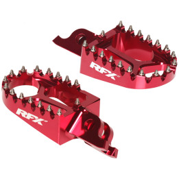Repose-pieds RFX Pro Series aluminium CNC - rouge FXFR8020099RD