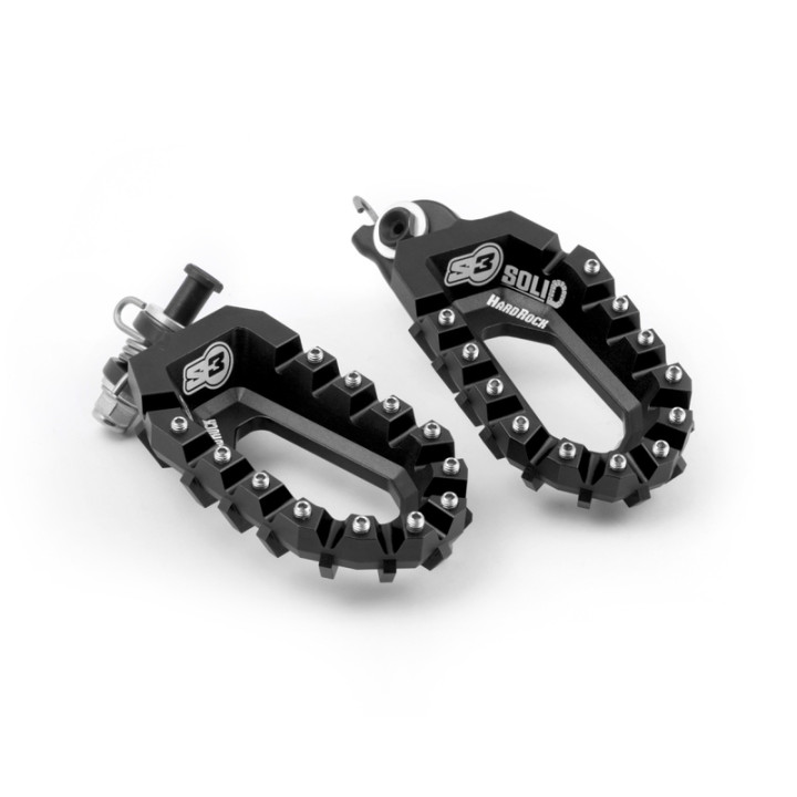 Repose-pieds S3 Solid Hard Rock ESO-700-B | Oxmoto