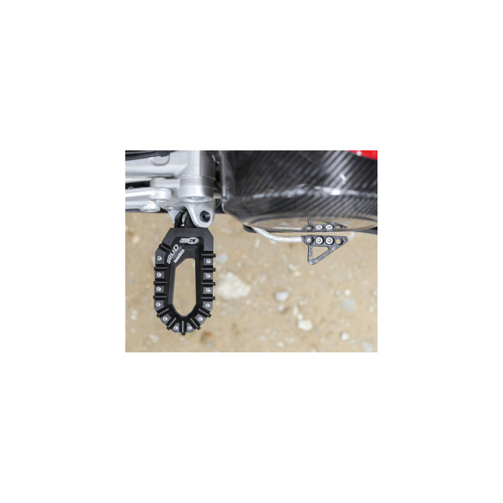 Repose-pieds S3 Solid Hard Rock ESO-700-B | Oxmoto