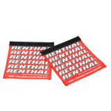 Protège-poignées Renthal Clean Grips - rouge/blanc | Oxmoto
