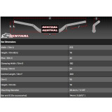 Guidon Renthal Fatbar 821 - Street KTM Adventure | Oxmoto