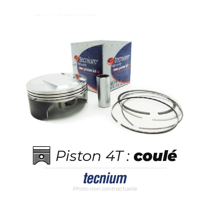 Piston Tecnium coulé ø54.75mm Tecnium Yamaha ybr 125 - scorpa ty125s-f