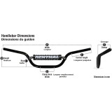 Guidon Renthal Fatbar 826 KTM High/Husq Enduro | Oxmoto