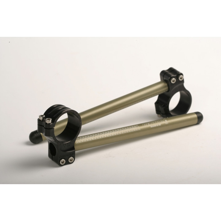 Guidons bracelet Renthal Original Ø52mm hauteur +0mm déport +40mm/7° noir