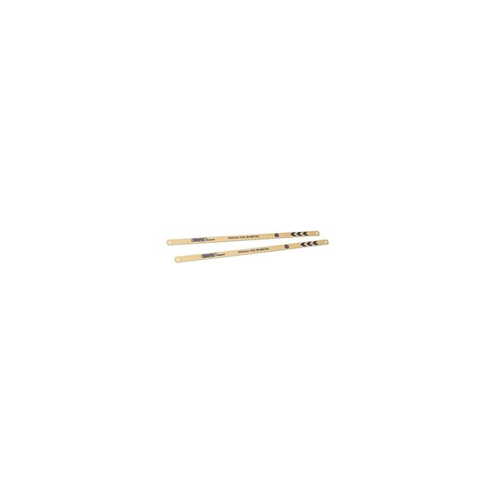 Lames de rechange bi-métal Draper 2pce x300mm pour scie à métaux