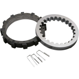 Kit disques garnis + lisses d'embrayage Rekluse | Oxmoto