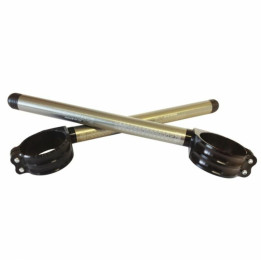 Guidons bracelet Renthal Gen3 Ø50mm hauteur +0mm déport +20mm/7° noir