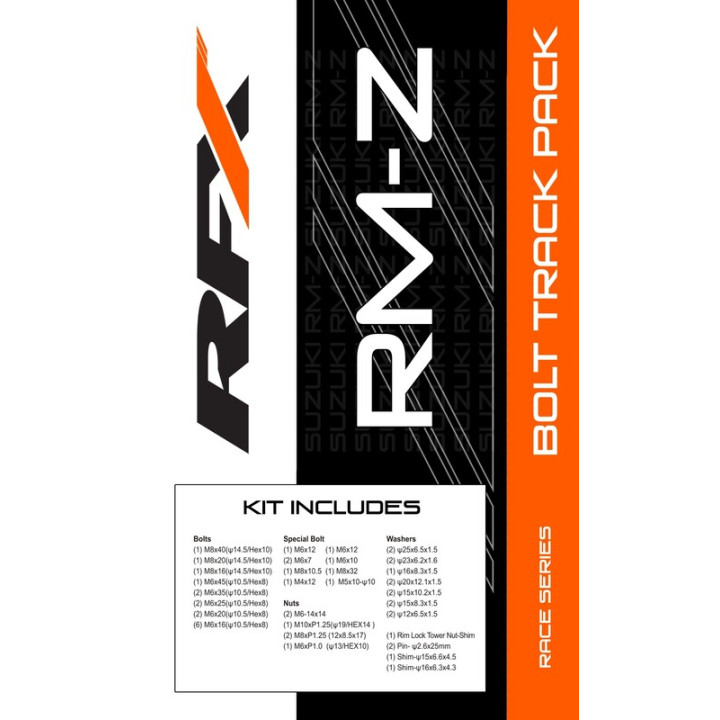 Kit visserie Track Pack RFX Race Series FXBK3060055SV