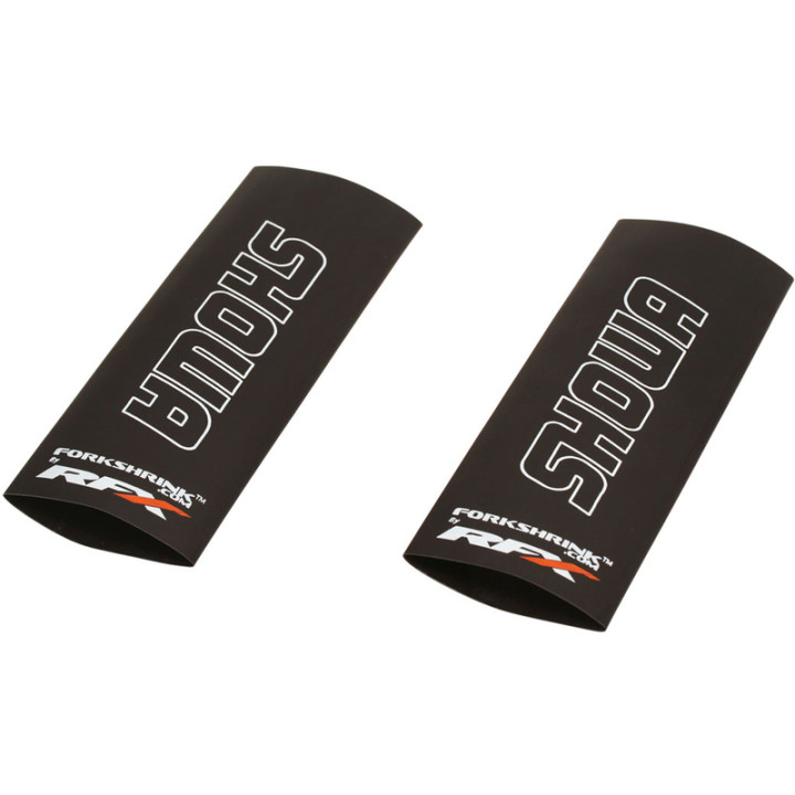 Protection de fourche supérieure RFX Race Series Forkshrink logo Showa - blanc FXFG1010055WH