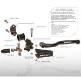 Ensemble de boulons de remplacement pour kit d'embrayage RFX Pro Series - 4pcs / boulon et écrou de pivot + boulons de support