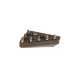 Embout fixe CNC de pédale de frein RFX Pro Series - gris titane