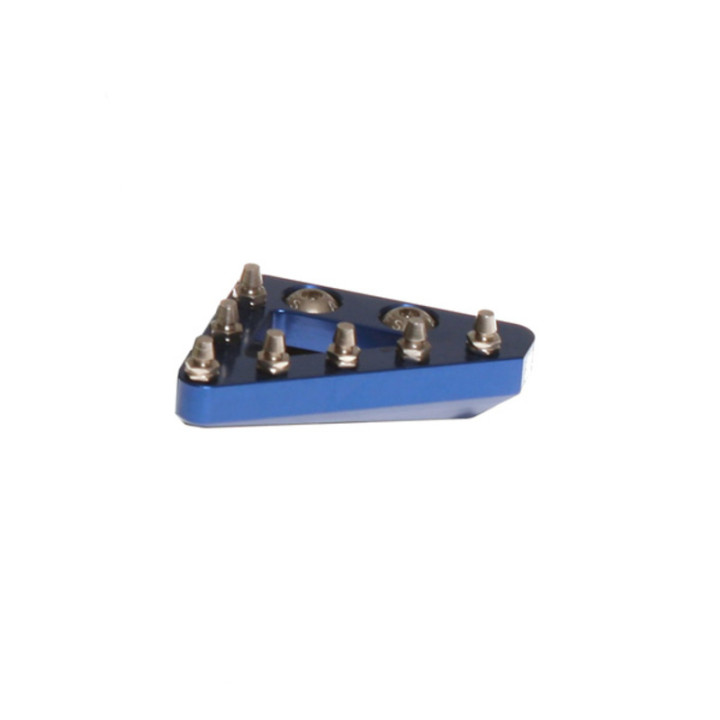 Embout fixe CNC de pédale de frein RFX Pro Series - bleu