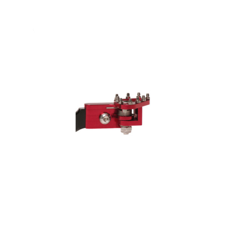 Embout repliable CNC de pédale de frein RFX Pro Series - rouge