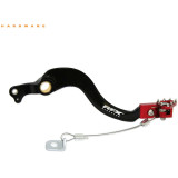 Pédale de frein RFX Pro Flexi-Tip - noir/rouge | Oxmoto