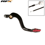 Pédale de frein RFX Pro Series - embout fixe - noir/rouge FXRB1040199RD