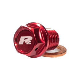 Bouchon de vidange aimanté RFX [M12 x 12 mm x 1,50] - rouge FXDB1050099RD