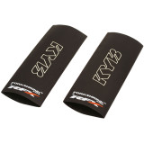 Protection de fourche supérieure RFX Race Series Forkshrink logo KYB - blanc FXFG2000055WH