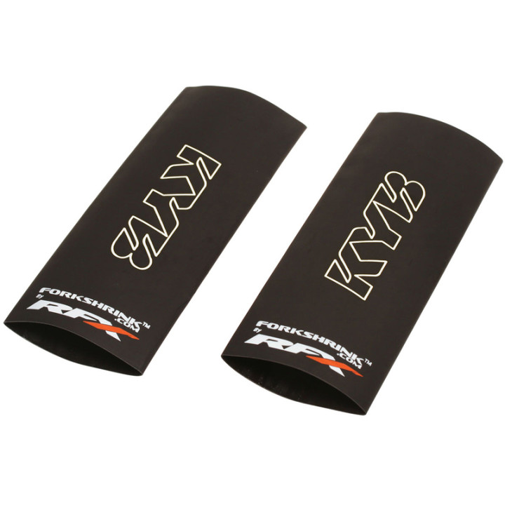 Protection de fourche supérieure RFX Race Series Forkshrink logo KYB - blanc FXFG2000055WH