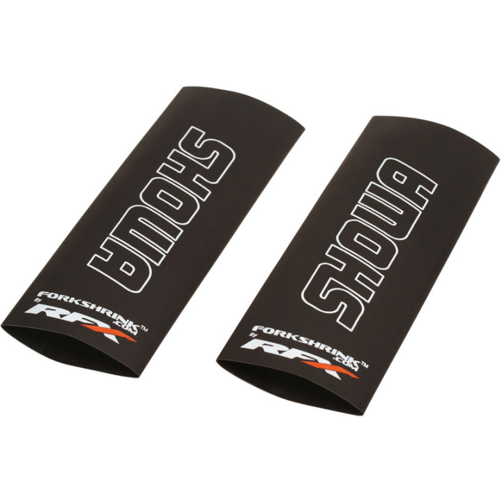 Protection de fourche supérieure RFX Race Series Forkshrink logo Showa - blanc FXFG1000055WH