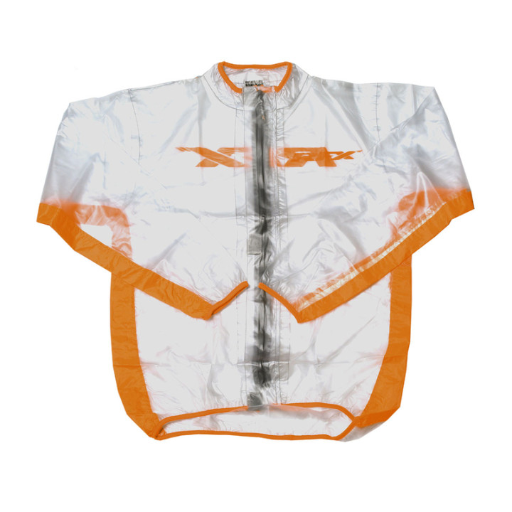 Veste de pluie RFX Sport Series - transparent/orange / 12-14 ans
