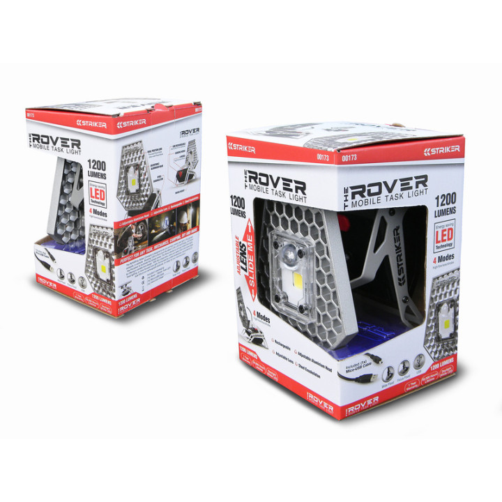 Lampe RISK RACING Striker Rover LED 1200 lumens | Oxmoto